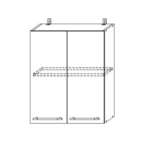 Гарда ВП 600 шкаф верхний высокий в Новосибирске - mebelnovo.ru | фото