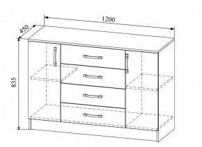 Комод Софи СКМ 1200.1 в Новосибирске - mebelnovo.ru | фото