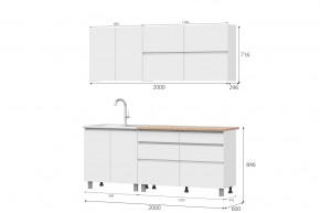 Кухня Одри СИМПЛ  2м в Новосибирске - mebelnovo.ru | фото
