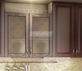 Кухонный гарнитур Регина Орех в Новосибирске - mebelnovo.ru | фото