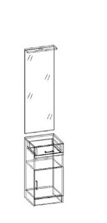 Машенька зеркало с тумбой в Новосибирске - mebelnovo.ru | фото