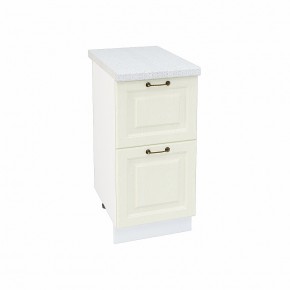 Ницца шкаф нижний с 2 ящиками ШН2Я 400 в Новосибирске - mebelnovo.ru | фото