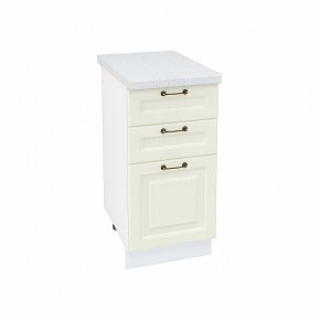 Ницца шкаф нижний с 3 ящиками ШН3Я 400 в Новосибирске - mebelnovo.ru | фото