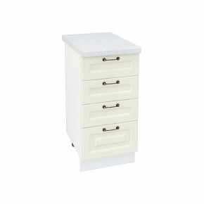 Ницца шкаф нижний с 4 ящиками ШН4Я 400 в Новосибирске - mebelnovo.ru | фото
