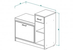 Обувница ОБ-2 (ваша мебель) в Новосибирске - mebelnovo.ru | фото
