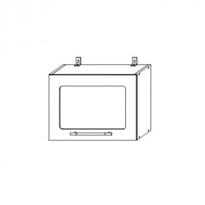 Опера ВПГС 500 шкаф верхний горизонтальный со стеклом в Новосибирске - mebelnovo.ru | фото