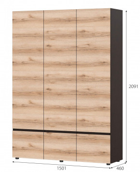 Шкаф 3-х Берген в Новосибирске - mebelnovo.ru | фото