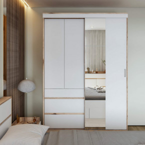 Шкаф-купе Брауни 1.5м в Новосибирске - mebelnovo.ru | фото