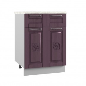 Шкаф нижний 2 ящика С2Я 600 Тито в Новосибирске - mebelnovo.ru | фото