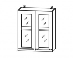 Шкаф верхний стекло ВПС 600 Тито в Новосибирске - mebelnovo.ru | фото