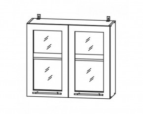 Шкаф верхний стекло ВПС 800 Тито в Новосибирске - mebelnovo.ru | фото