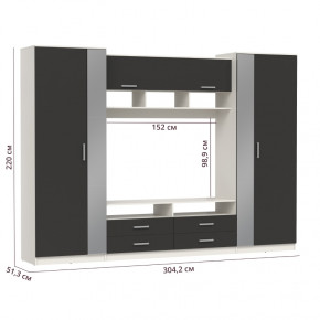 ШМЦ Вена  91.01 с зеркалом в Новосибирске - mebelnovo.ru | фото