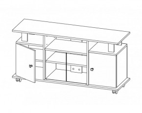 Тумба под ТВ Виста-13 Н в Новосибирске - mebelnovo.ru | фото