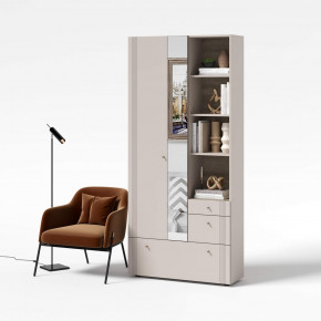 Вешалка с зеркалом Одетта (ВШ1) в Новосибирске - mebelnovo.ru | фото